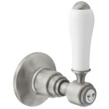 Sapho - antea Concealed 2way Divertisseur, levier de robinet, nickel brossé