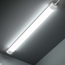 Anten - fred - Lampada a led per ambienti umidi, 42 w, 150 cm, 4800 lm, luce bianca fredda, 6000 k, IP65, per cantina, garage, officina, ecc.