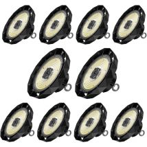 Anten - led Lampe-Spot Eclairage Puissant 150W Blanc Froid 6000K 25500lm, ufo Projecteur-Spot à Grande Hauteur, Lampe Industrielle Highbay IP65 pour