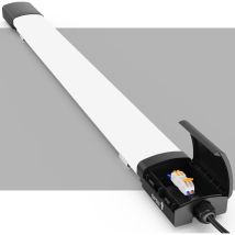 Antenlicht 2er Pack Led Feuchtraumleuchte 120cm 36w 5000k,led-streifen Ip65,110lm/w,connectable,70% Energiesparend,für Büros Garage Werkstatt Keller-