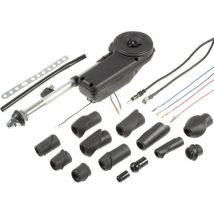 Adnauto - Antenne Aile electrique Automatique Chrome avec adaptateurs