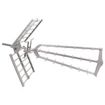 Metronic - Antenne d'extérieur uhf trinappe amplifiée 42 dB