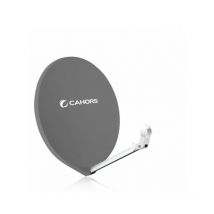 M-e - Antenne Parabole Satellite Fibre - Cahors smc 80 uni - 80 cm, Gain 38,25 dB, Bande de fréquence 0,7 - 12,75 GHz - Gris