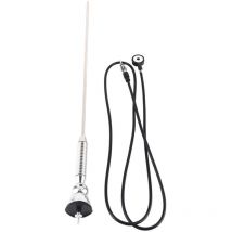 Antenne radio am/fm universelle pour toit de voiture de 18,5 pouces, pivotante à 180 °
