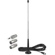 Antenne Radio Fm Dab, prise f de 75 Ohm et câble d'extension de 3 mètres - Crea