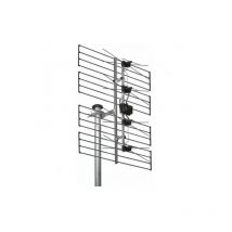 Wisi - Antenne terrestre râteau aluminium tnt uhf dvb-t 72516 ee 06 a 700 MHz, Surfaces canaux argent
