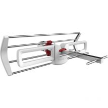 M-e - Antenne uhf Numérique Terrestre Optimisée hdtv & lte - Fagor Aura D2 - Gain 12 dB, Canaux 21-48, 694 MHz lte, Connecteur f - Blanc, Gris