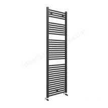 Essential - Anthracite Grey Straight 1703 x 600 Heated Towel Rail Warmer Radiator 22mm DRail