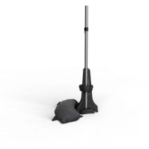 Anthrazitfarbener Balkon-sonnenschirmständer - Von Ø20 Bis 40 Mm - 50 Kg Baser