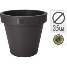 Greengarden Pflanzkübel Pflanztopf Blumentopf Ø35cm Höhe 31cm Anthrazit"-"179079888