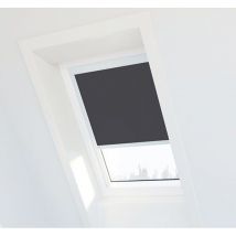 Avosdim - Anthrazitgraues Verdunkelungsrollo für velux Dachfenster - 304, 1, M04 - Weißer Rahmen