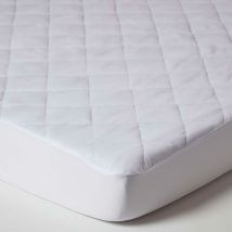 Anti Allergy Mattress Protector, Double - Homescapes