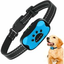 Mowze - Anti Bark Collar for Small Medium Large Dogs, 7 Sensitivity Levels and 2 Modes Vibration/Sound Automatic Harmless Training Aid, Adjustable