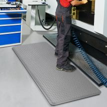 ETM - Anti-Ermüdungsmatte HeavyDuty TireTuff Grau 90 x 150 cm