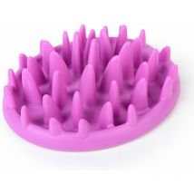 Free Felivery Anti-Glutton Bowl for Dogs and Cats Prevents Eating Too Fast (Purple)