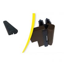 Wattelez - Anti pince-doigts Garomin Mini - avec rail adhésif - longueur 1,40 m - finition blanc
