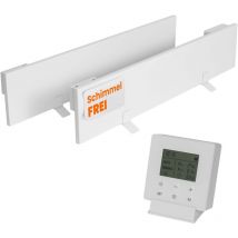 Anti Schimmel Heizung Infrarotheitzung Weiß - 60 X 12cm Duo Smart 2 Panele