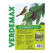 Rete Telo Anti uccelli per il giardino 4x6m Verdemax