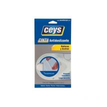 Tiras antideslizantes para ba eras Ceys Transparente 20x2.5cm