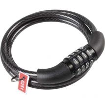 Antifurto a cavo modello spirale con combinazione 6x100cm