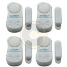Avidsen Kit 4 Pz Miniallarme Bloccatapparelle Magnetici Per Porte Finestre