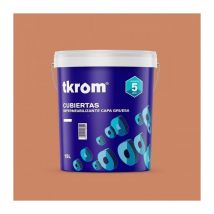 Tkrom - Impermeabilizante Antigoteras rojo teja 4 Lt