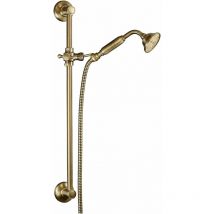 Antike Gleitschiene mit Dusche und flexibler Bronzeoberfläche Sphera king Bronze