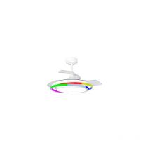 Antila Mini rgb Weißer LED-Lüfter 45W 4500Lm cct Dim
