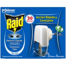 Raid - Eléctrico líquido difusor + 1 recambio para 30 noches