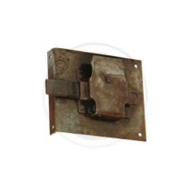 Serratura antichizzata art 39012 in ferro a redosso entrata 60 mm