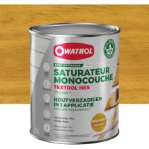 Saturateur monocouche Owatrol textrol hes Bois clair 2.5 litres