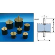 Soporte cil macho M-10 - 40X28 mm