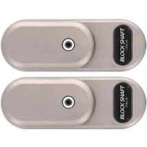 Block Shaft - Lot de 2 Serrures antivols/cadenas fermeture automatique pour véhicules utilitaires Gatelock