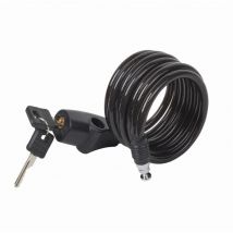 Master Lock - Câble antivol à clé masterlock L1,8 m et x 8 mm de diamètre - noir - 8126EURDPRO