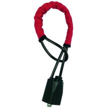 Antivol volant Rouge – Serrure de volant Belt-Lock – Usage de l'antivol, Matières, Type d'antivol, Système de verrouillage, Nombre de clé(s) – 