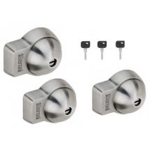 Serrure ufo+ pour porte arrière et 2 latérales utilitaire + 3 clés - 8086H3332B