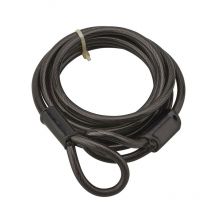 Câble antivol Twisty, vélo, abris de jardin, câble acier 1.80m