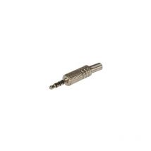 3.5mm-STEREO-KLINKENSTECKER - vernickelt - 4 kontakte