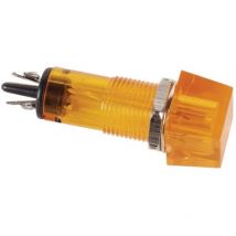 VOYANT CARRE 11.5 x 11.5mm 220V ORANGE