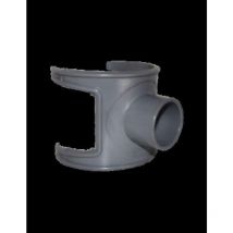 857738Z - Innesto in pvc a 90° da 100-110-125 mm. a 40 mm. - Anzapack