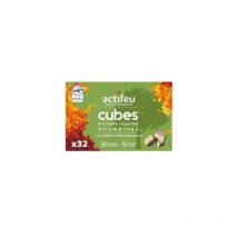 Anzünder für Aktivfeuer Holz pflanzliches Wachs 32cubes