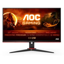 AOC - G2 27G2SPAE/BK - 68,6 cm (27') - 1920 x 1080 pixels - Full hd - led - 1 ms - Noir - Rouge