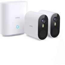 Aosu - Cámara Vigilancia Exterior WiFi, 5MP Ultra hd, Detección de Movimiento por Radar, sin cuota mensual, 360días de batería,ángulo Ancho de 166°,
