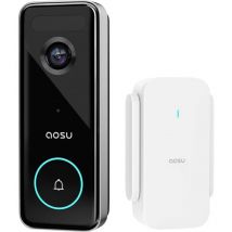 V8S Video citofono wlan Kit completo 1 pezzo Nero - Aosu