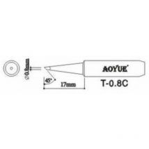 T0,8C repuesto punta soldador - Aoyue