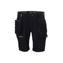 Apache Whistler Black Stretch Holster Work Shorts Waist 32in APAWHISTL32