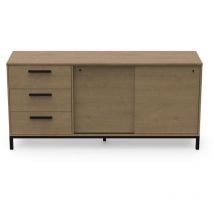 Demeyere - Aparador 2 puertas correderas y 3 cajones L181 cm - craft