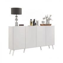 Aparador 4 Puertas Blanco Agata