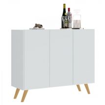 Befara - aparador bufet 3 puertas blanco carey