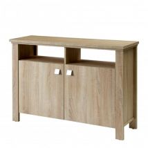 Topkit - Mueble tv Cantabria 2060 Mueble salon aparador Medidas: 75x105x32 cm roble